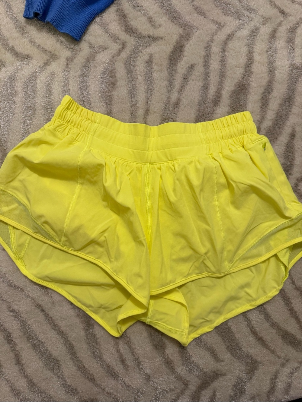Bright Yellow Lululemon Shorts